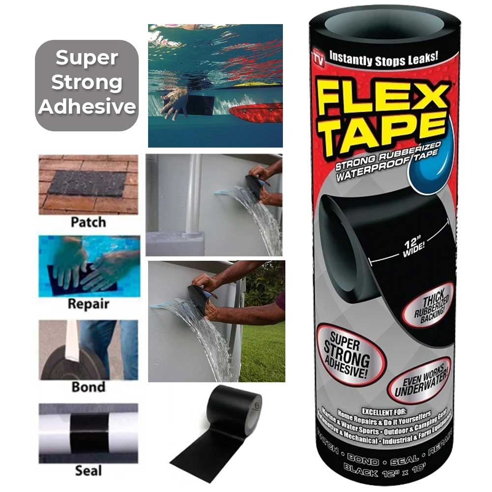 Flex Tape – شريط لاصق مقاوم للتسرّب | 30cm Waterproof Seal Tape